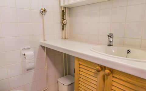 Ukonpuoti 15-16 Kerrostalo: Wastafel In De Badkamer, Badkamer, Loodgieterswerkinrichting, Wastafel, Muur, Flooring, Verdieping, Hout, Kraan, Interieur Ontwerp