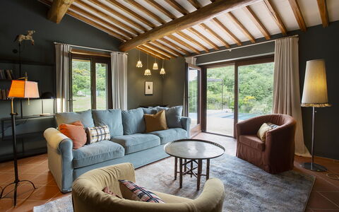 Casa Pernice: Meubilair, Interieur Ontwerp, Bankstel, Muur, Flooring, Hout, Verdieping, Tafel, Woonkamer, Kamer