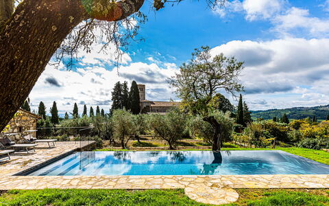 Casa All'Erta: Blauw, Zwembad, Tuin, Landgoed, Landscaping, Waterpartij, Villa, Hacienda, Herenhuis