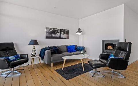 Svane - 70M from the Sea: Meubilair, Flooring, Interieur Ontwerp, Verdieping, Bankstel, Woonkamer, Hout, Houten Vloer, Stoel, Huis