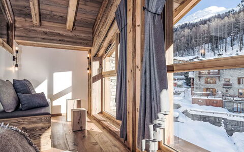 Chalet Atacama: Balkon, Beits, Kamerplant, Buitenmeubels, Bloempot
