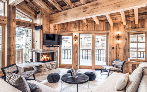 Chalet Atacama: Balkon, Beits, Kamerplant, Buitenmeubels, Bloempot