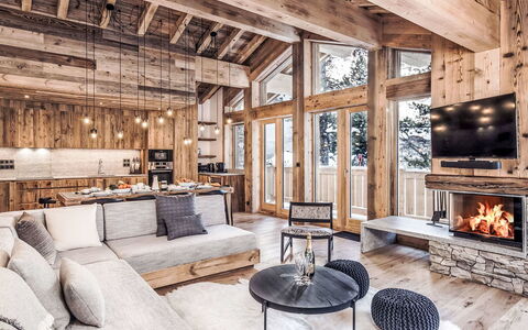 Chalet Atacama: Balkon, Beits, Kamerplant, Buitenmeubels, Bloempot