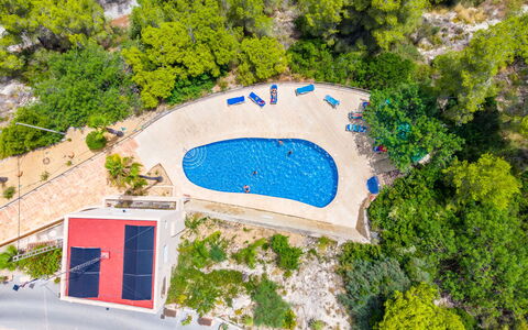 Sol Moraira: Zwembad, Luchtfotografie, Badplaats