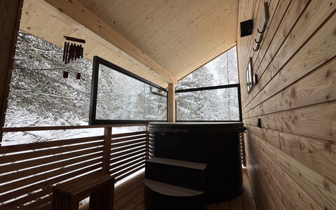 02 Nth056 18G Sup Chalet mit Sauna und Hot Tub 2 e: Huis, Struik, Huis, Woongebied, Landgoed, Verblijf, Hacienda, Werf, Schaduw, Gazon