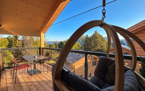 02 Nth056 18G Sup Chalet mit Sauna und Hot Tub 2 e: Hout, Beits, Hardwood, Veranda, Vernis, Blokhut, Timmerhout, Balkon, Plank, Dek