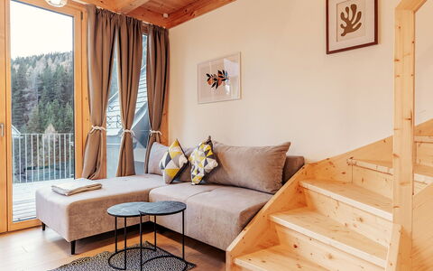 Niederwölz 603: Interieur Ontwerp, Meubilair, Flooring, Hout, Verdieping, Houten Vloer, Kamer, Bankstel, Woonkamer, Huis