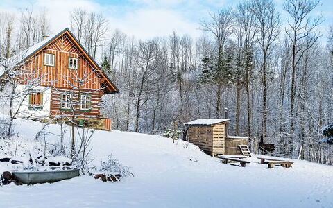 U Kazíků: Sneeuw, Winter, Gebouw, Boom, Huis, Hout, Afdeling, Huis, Verblijf, Dak