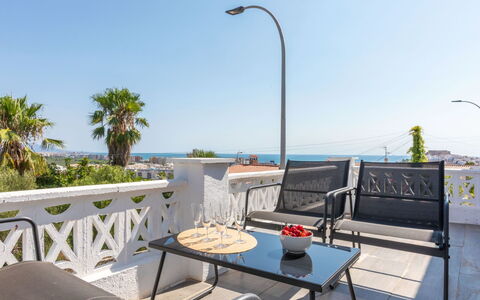 Alondras: Blauw, Balkon, Leuning, Appartement, Hek, Zee, Toevlucht, Condominium, Zwembad, Hotel