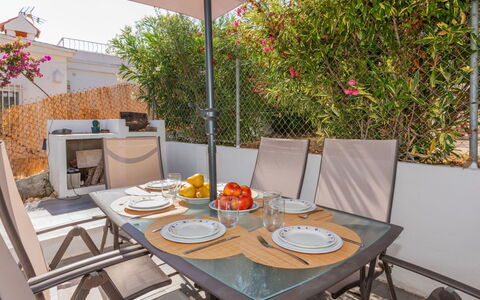Alondras: Blauw, Balkon, Leuning, Appartement, Hek, Zee, Toevlucht, Condominium, Zwembad, Hotel