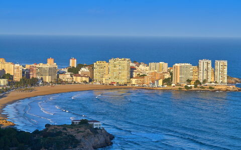 Sol Y Mar i: Water, Zwemwater, Kust, Stad, Zee, Kust En Oceanic Landvormen, Horizon, Strand, Oceaan