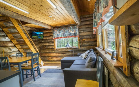 Nelostupa D: Hout, Plafond, Verblijf, Blokhut, Hardwood, Huis, Beits, Plank, Houten Vloer, Timmerhout