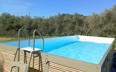 Podere Dolce Sonno e Sonnellino: Zwembad, Samengesteld Materiaal, Schaduw, Eco Hotel, Ontwerp, Toevlucht, Backyard, Buitenmeubels, Outdoor Structuur