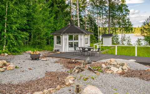 Koivuranta: Verblijf, Garden Gebouwen, Outdoor Structuur, Prieel, Tuin, Paviljoen, Landscaping, Werf, Schuur