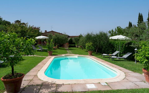 Villa Sorripa 6: Zwembad, Toevlucht, Buitenmeubels, Tuin, Backyard, Landgoed, Eco Hotel, Hacienda, Gazon, Landscaping