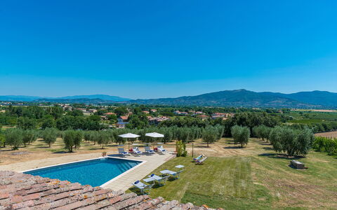 Villa Pucci 12: Lucht, Blauw, Zwembad, Buitenmeubels, Landscaping, Ligstoel, Eco Hotel, Toevlucht, Paraplu