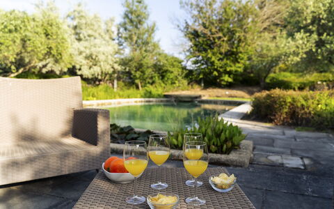 Villa Ninfeo 10+4: Zwembad, Buitenmeubels, Meubilair, Tuin, Stoel, Ligstoel, Buitentafel, Toevlucht, Landscaping, Schaduw