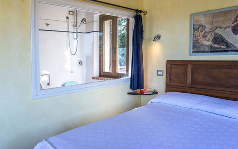 La Torre dei Fagiani 8+2: Interieur Ontwerp, Meubilair, Verdieping, Huis, Bed, Plafond, Kamer, Slaapkamer, Laken, Bedding