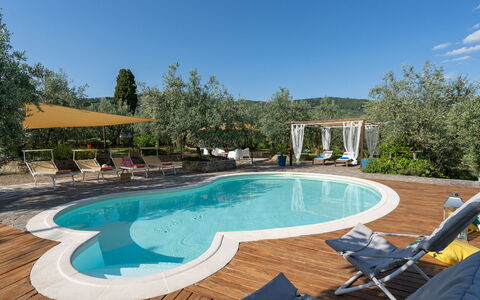 Buca delle Fate 8: Zwembad, Meubilair, Buitenmeubels, Stoel, Toevlucht, Paraplu, Eco Hotel, Schaduw, Buitentafel, Patio