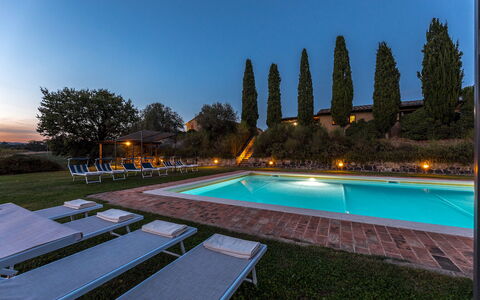 Il Poderuccio 17: Struik, Zwembad, Eco Hotel, Tuin, Landgoed, Landscaping, Hacienda, Toevlucht, Villa