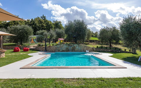 La Villetta di Dante 6: Zwembad, Tuin, Toevlucht, Waterpartij, Landgoed, Backyard, Landscaping, Hacienda, Eco Hotel, Vrije Tijd