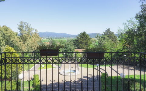 Villa Croci 12: Hek, Leuning, Baluster, Ijzer, Balkon, Schaduw, Gazon, Park, Home Schermen