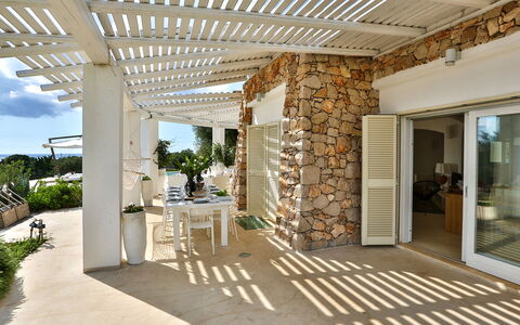 Villa Pajare Francesi 8+2: Huis, Buitenmeubels, Meubilair, Stoel, Schaduw, Balkon, Landgoed, Eco Hotel, Toevlucht, Veranda