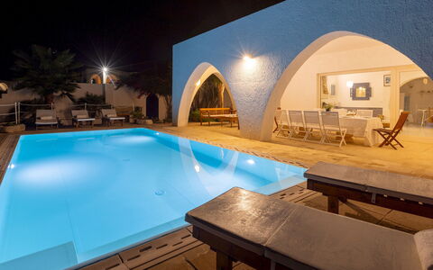 Villa del Lentisco 8+2: Zwembad, Meubilair, Toevlucht, Schaduw, Hotel, Villa, Hacienda, Eco Hotel, Stoel