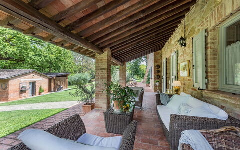 Il Molinaccio 14+2: Huis, Huis, Verblijf, Meubilair, Landgoed, Deur, Tuin, Steen, Veranda, Boerderij