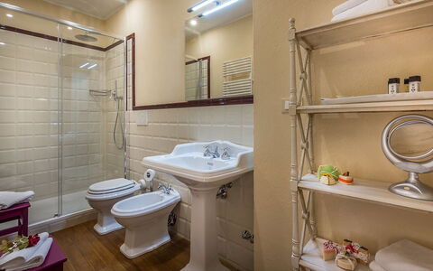 Le Querce dei Medici 12+2: Flooring, Wc Bril, Interieur Ontwerp, Loodgieterswerkinrichting, Verdieping, Badkamer, Toilet, Wastafel In De Badkamer, Wastafel, Loodgieter