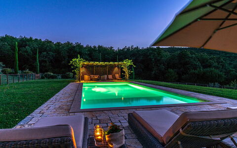 Muffato 6: Zwembad, Toevlucht, Tuin, Eco Hotel, Landscaping, Backyard, Buitenmeubels, Waterpartij, Thermae, Schaduw