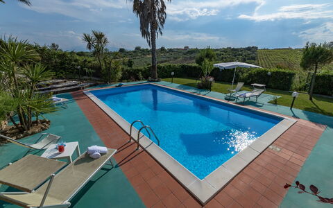 Ripari di Giobbe 6+2: Zwembad, Toevlucht, Eco Hotel, Buitenmeubels, Vrije Tijd, Ligstoel, Hotel, Hacienda, Schaduw