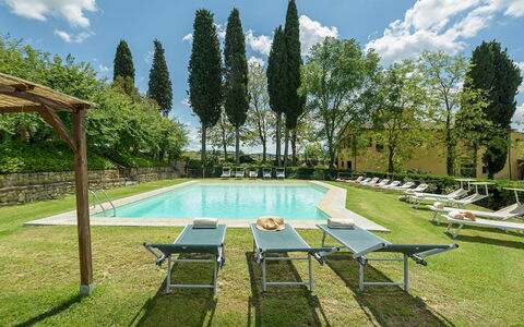 Poggerello 10: Zwembad, Tuin, Landgoed, Toevlucht, Hacienda, Schaduw, Binnenplaats, Eco Hotel, Gazon, Landscaping