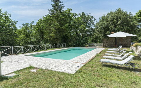 Villa la Corte 6: Zwembad, Landgoed, Toevlucht, Tuin, Backyard, Buitenmeubels, Landscaping, Eco Hotel, Flagstone, Hacienda