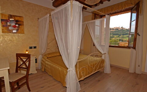 Le Terre di Nunzio 12: Meubilair, Interieur Ontwerp, Verdieping, Flooring, Hout, Bed, Slaapkamer, Kamer, Plafond, Linens