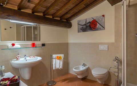 L'Ovile 8: Loodgieterswerkinrichting, Flooring, Verdieping, Loodgieter, Kraan, Wastafel, Badkamer, Tegel, Wastafel In De Badkamer, Toilet
