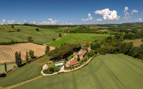 Podere Bellaria 18+2: Woongebied, Landgoed, Landschap, Huis, Land Lot, Landelijk Gebied, Menselijke Nederzetting, Landscaping, Plantage, Verblijf