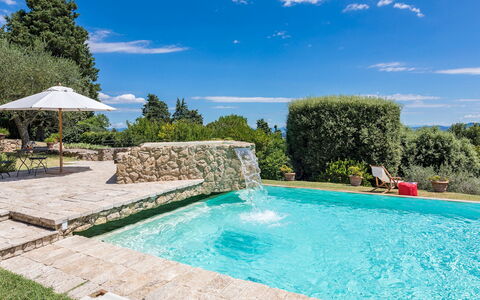Villa Il Cedro 10+1: Blauw, Zwembad, Tuin, Landscaping, Waterpartij, Toevlucht, Schaduw, Eco Hotel, Villa