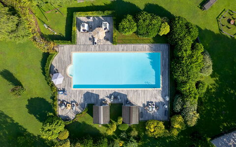 Villa Barchessa Panigai 8: Zwembad, Toevlucht, Vrije Tijd, Eco Hotel, Tuin, Landscaping, Landgoed, Schaduw, Gazon, Thermae