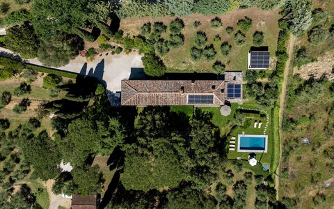 Tenuta Sagherina 8: Huis, Woongebied, Landschap, Huis, Landgoed, Land Lot, Zwembad, Vogelperspectief, Tuin, Luchtfotografie
