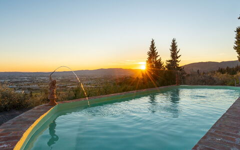 Torre al Poggio 8: Blauw, Zwembad, Schemer, Avond, Zonsopkomst, Zonsondergang, Eco Hotel, Afterglow