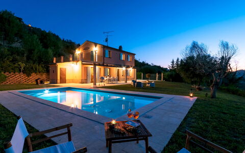 Casale Principessa 6+2: Zwembad, Toevlucht, Eco Hotel, Vrije Tijd, Landgoed, Buitenmeubels, Thermae, Villa, Boerderij, Backyard