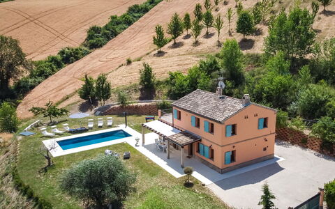 Casale Principessa 6+2: Zwembad, Huis, Landgoed, Verblijf, Vrije Tijd, Boerderij, Toevlucht, Buitenmeubels, Villa, Backyard
