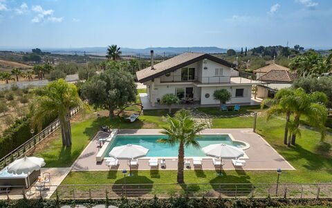 Villa Alessia 6: Zwembad, Toevlucht, Woongebied, Landgoed, Vrije Tijd, Paraplu, Herenhuis, Hacienda, Villa, Eco Hotel