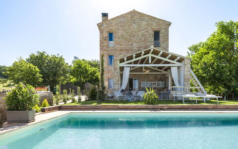 Casa Pilar 4+1: Zwembad, Verblijf, Landgoed, Boerderij, Villa, Herenhuis, Eco Hotel, Hacienda, Toevlucht, Veranda