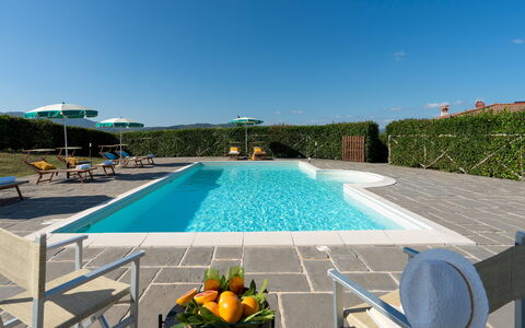 Villa Il Magnifico 10: Zwembad, Buitenmeubels, Toevlucht, Stoel, Eco Hotel, Schaduw, Landscaping, Bloempot, Buitentafel, Kamerplant