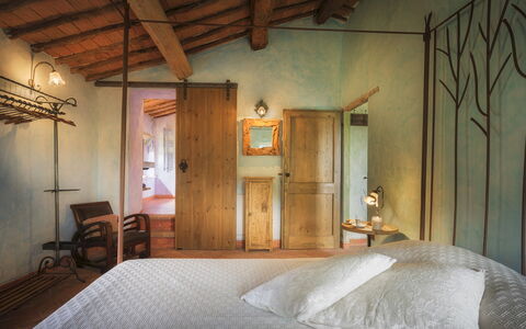 Casa di Pan 6: Meubilair, Interieur Ontwerp, Muur, Slaapkamer, Hout, Flooring, Bed, Verdieping, Plafond, Huis