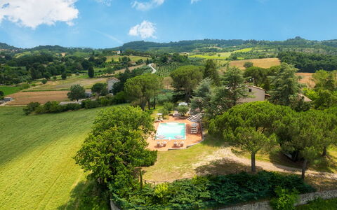 Fonte Pinella 8: Voedsel, Zwembad, Hacienda, Eco Hotel, Toevlucht, Villa, Boerderij, Boerderij, Vogelperspectief, Plantage
