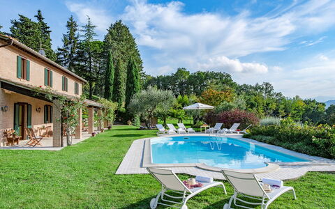 Villa Il Baiocco 8: Verblijf, Huis, Landgoed, Boerderij, Heuvel Station, Toevlucht, Tuin, Gazon, Eco Hotel, Villa