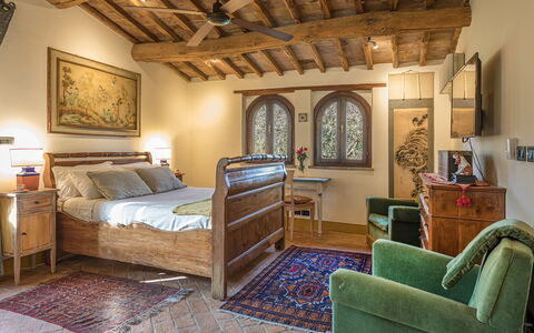 Casale Santa Lucia 8+2: Meubilair, Interieur Ontwerp, Bed, Slaapkamer, Hout, Flooring, Huis, Laken, Verdieping, Verlichting